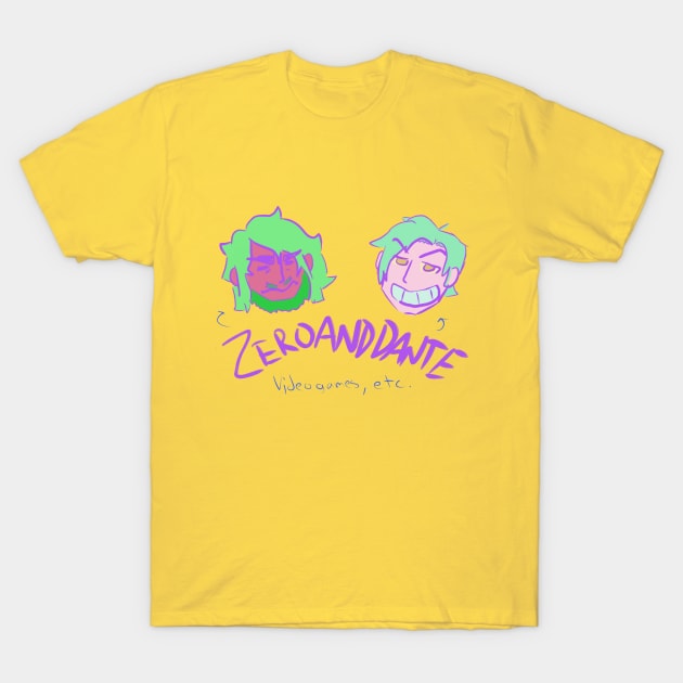 Zero And Dante Banner T-Shirt by ZeroZalazor